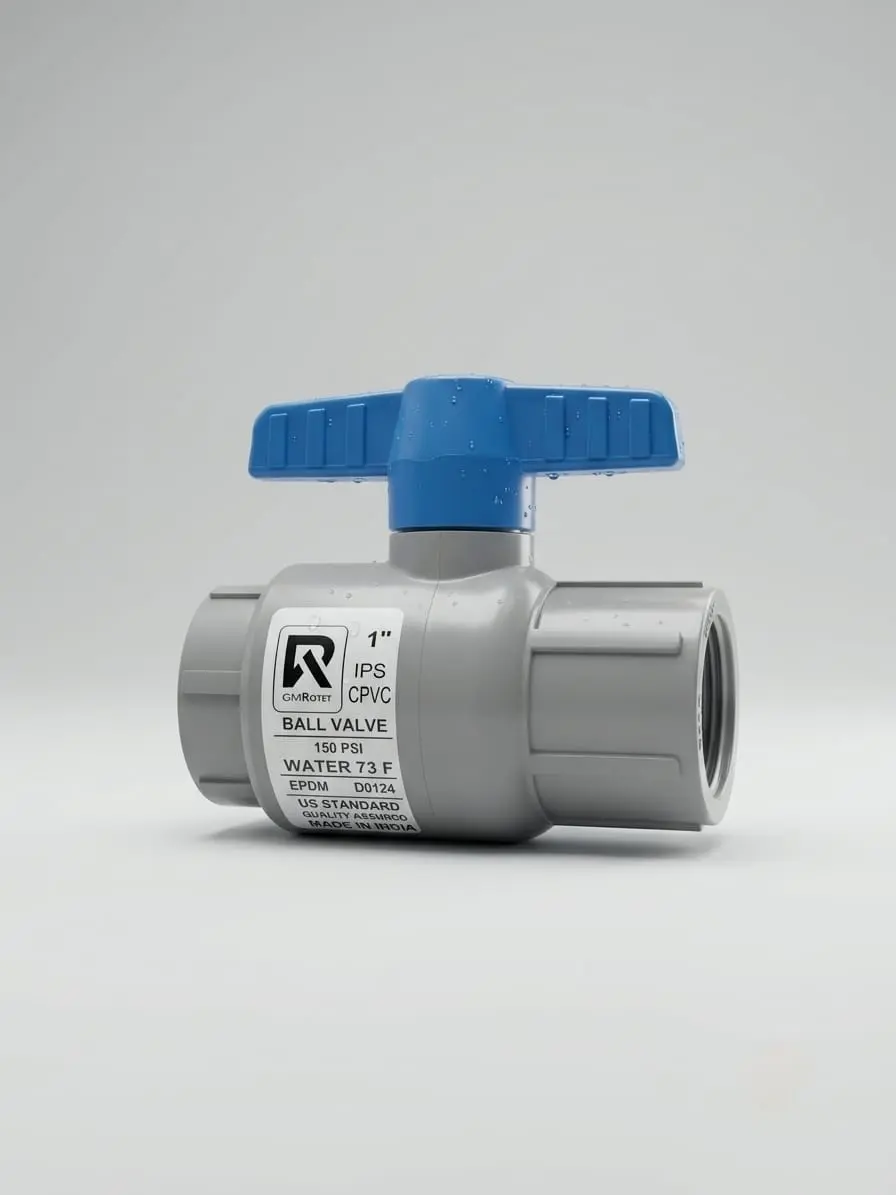 1-Inch Plastic Ball Valve