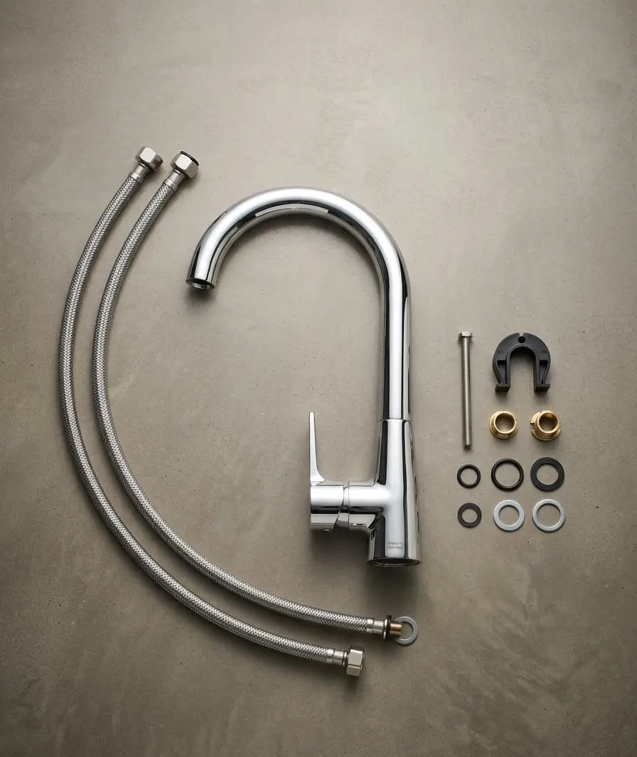 Hesanit German Chrome Kitchen Mixer 2005