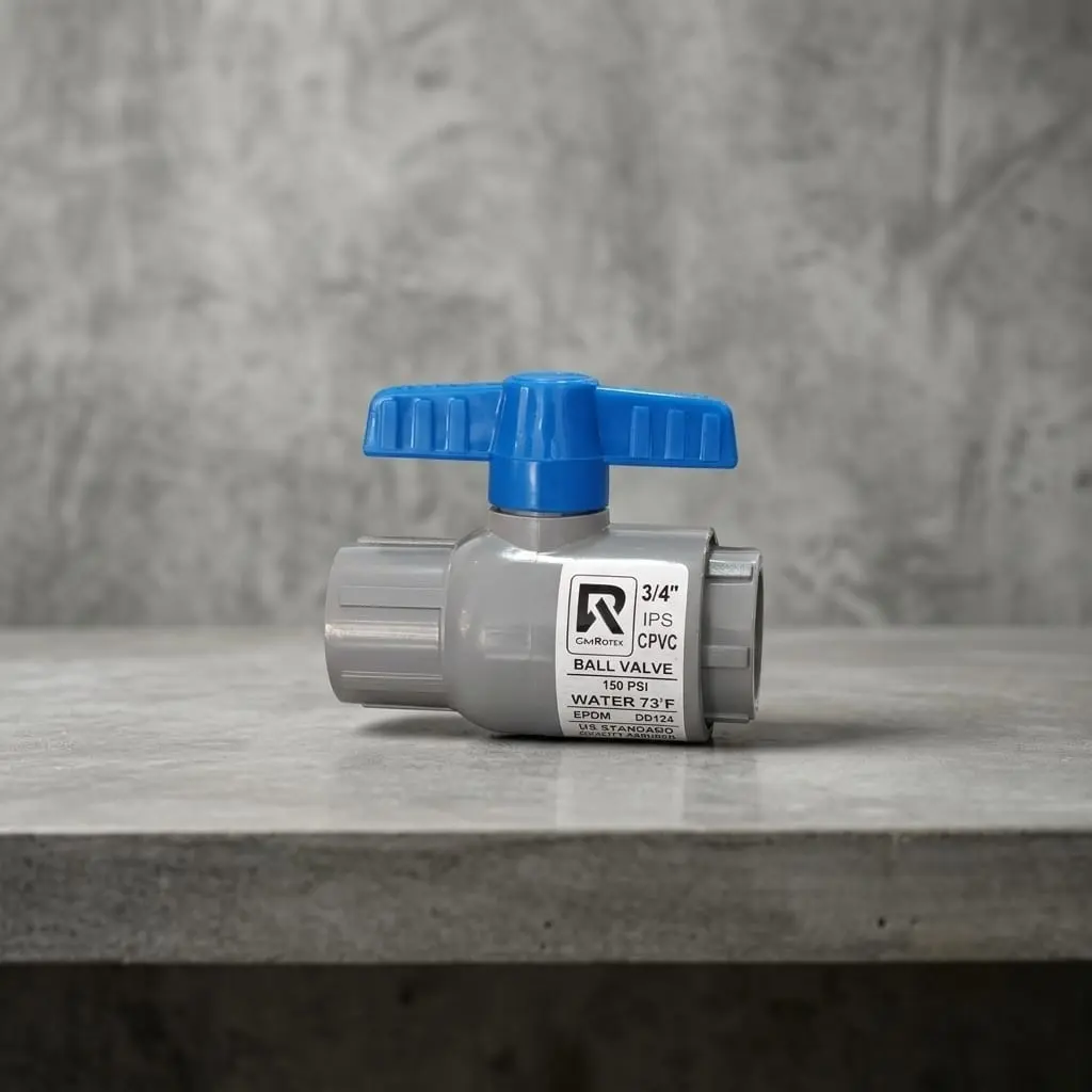 3/4-Inch Plastic Ball Valve
