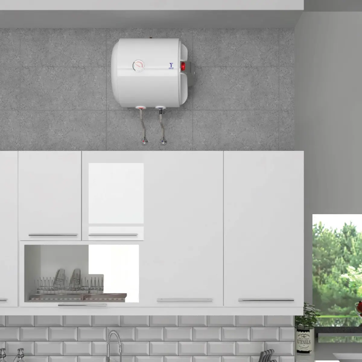 50 L Horizontal Electric Water Heater