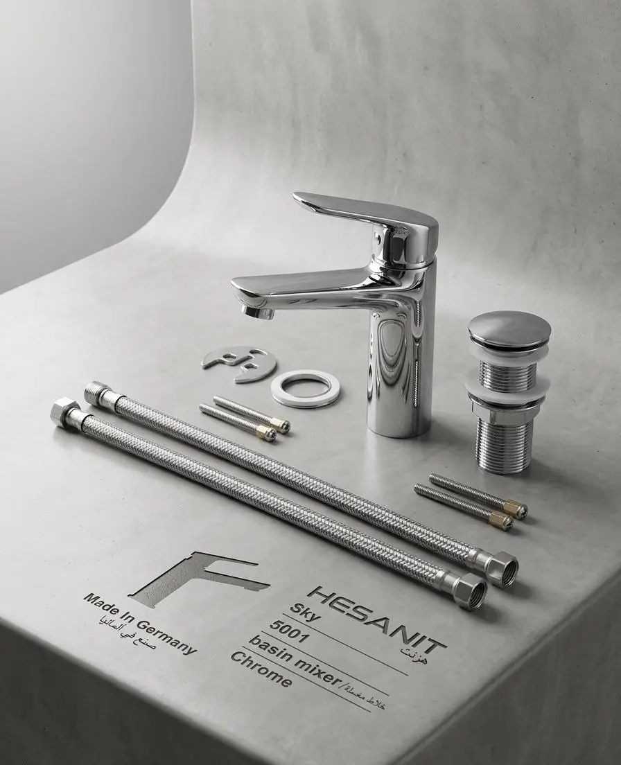 Hesanit German Chrome Basin Mixer 5001