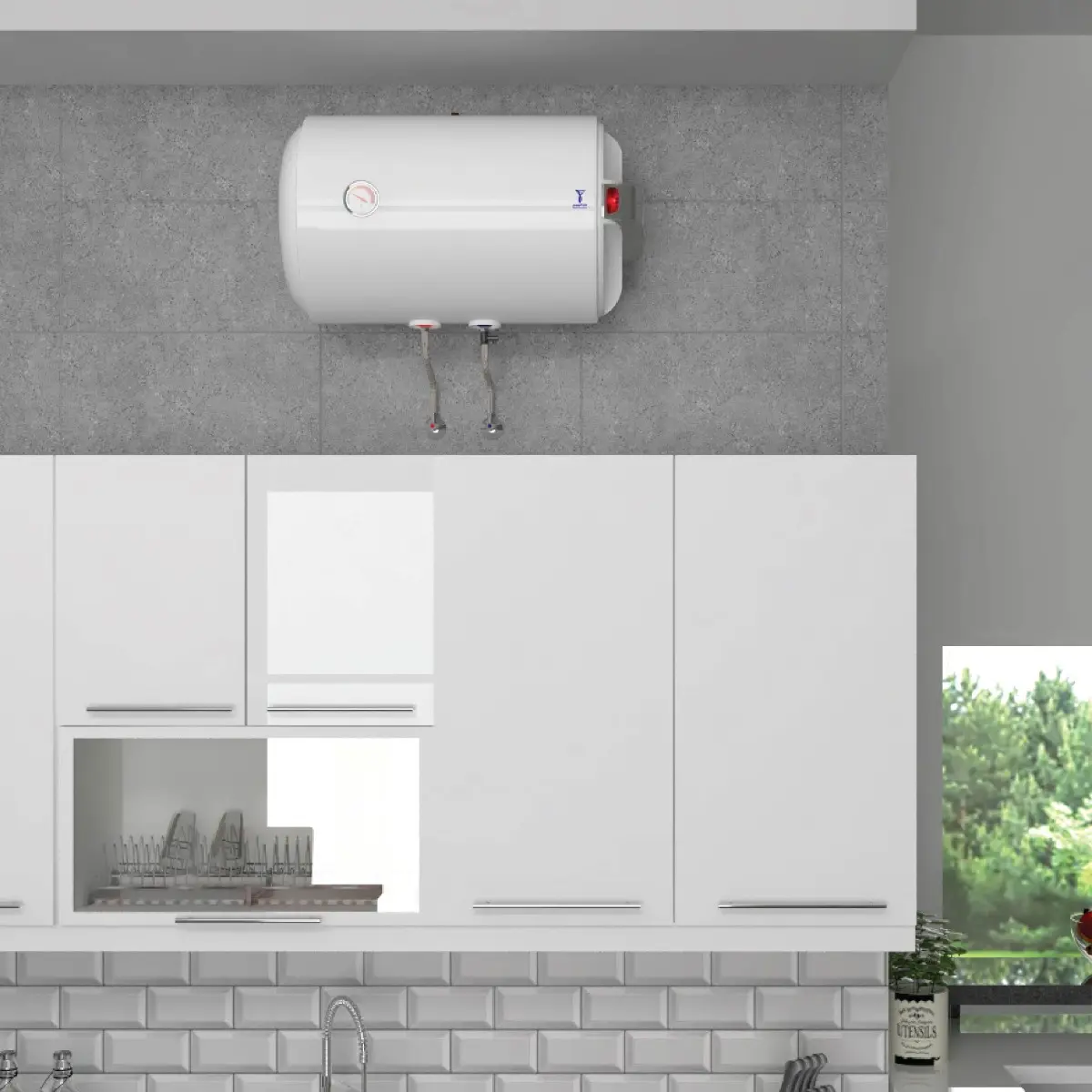 80 L Horizontal Electric Water Heater