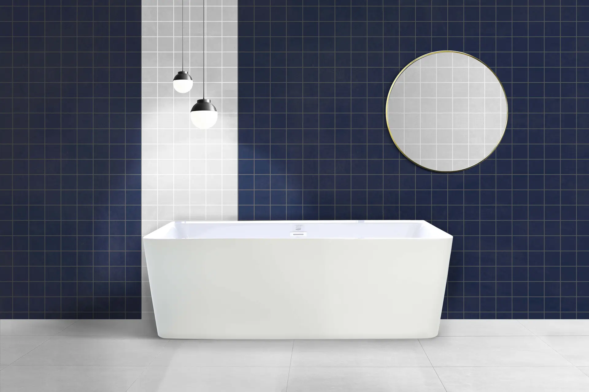Majestic 086D Freestanding Bathtub, 170 x 72 cm