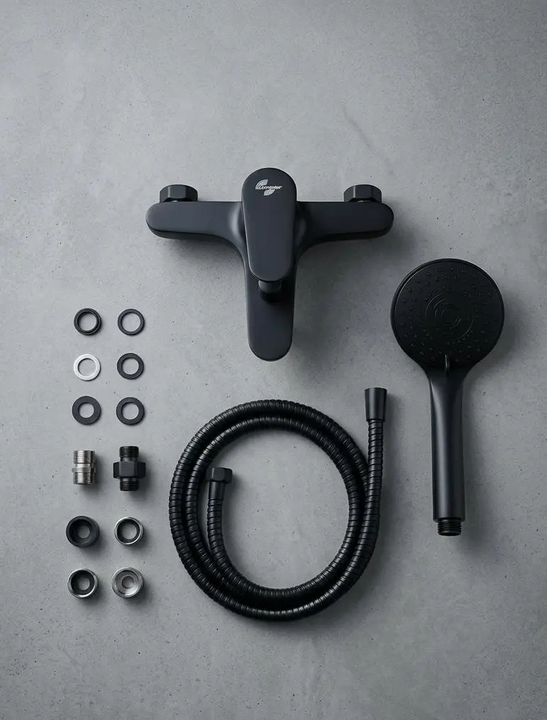 Schroder German Black Shower Mixer
