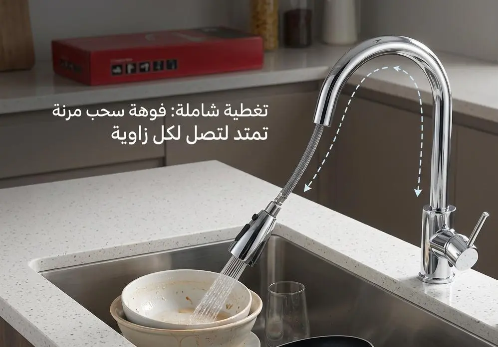 خلاط مطبخ سحاب كروم - إيطالي - 012HNH