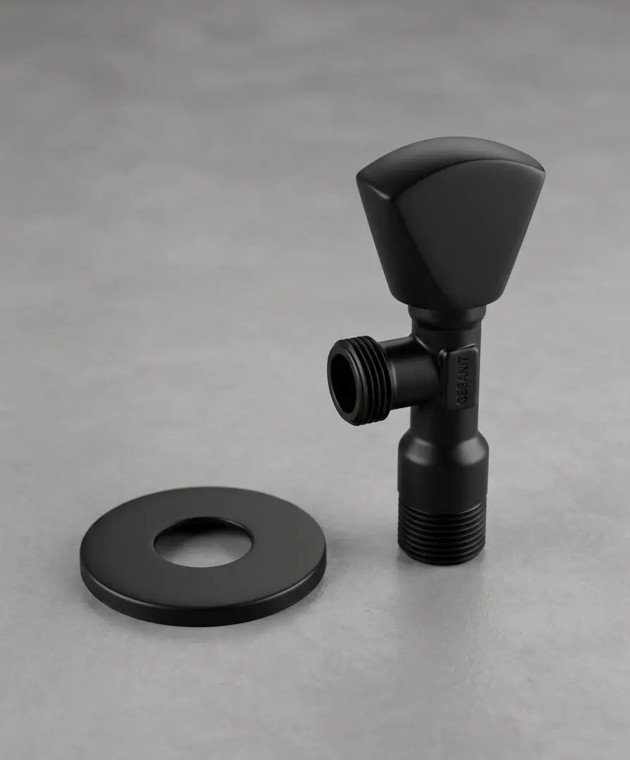 Hesanit Black Angle Valve